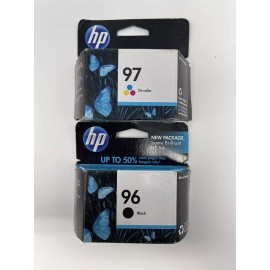 HP 96 (C8767WN) Black & 97 Color (C9363WN) Ink Set Genuine 2010+