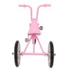 Pink Look Toy Tricycle Model Simulated Design Tricycle Ornament Wear