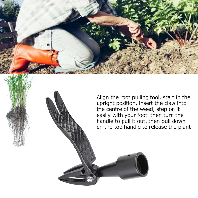 Aqur2020 Weeder Head Tool, Stand Up Puller Professional for Farm