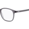 Hugo brillengestell hg 1024, rechteckig, in matte brown, gefertigt aus