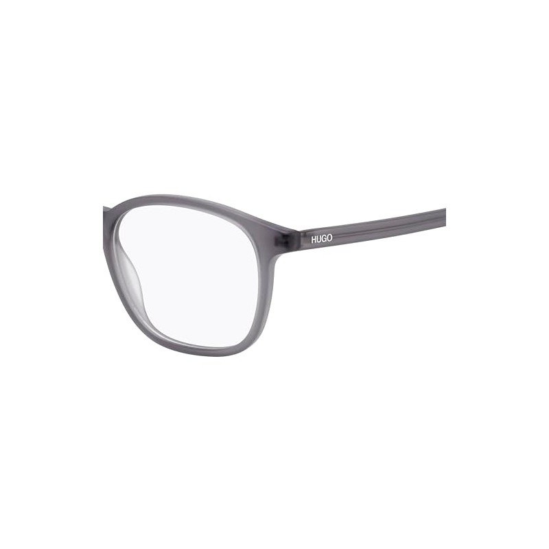Hugo brillengestell hg 1024, rechteckig, in matte brown, gefertigt aus