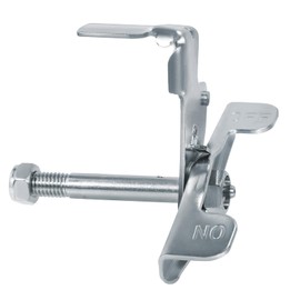 LONGRUNFORU 6 inch Caster Brake Kit, Tread Lock, Zinc Plated Steel, Brake Kit for Casters, Caster Wheel Brake(4 PCS)