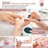 SAVILAND 30W U V Nail Lamp: Gel Nail Lamp Cordless