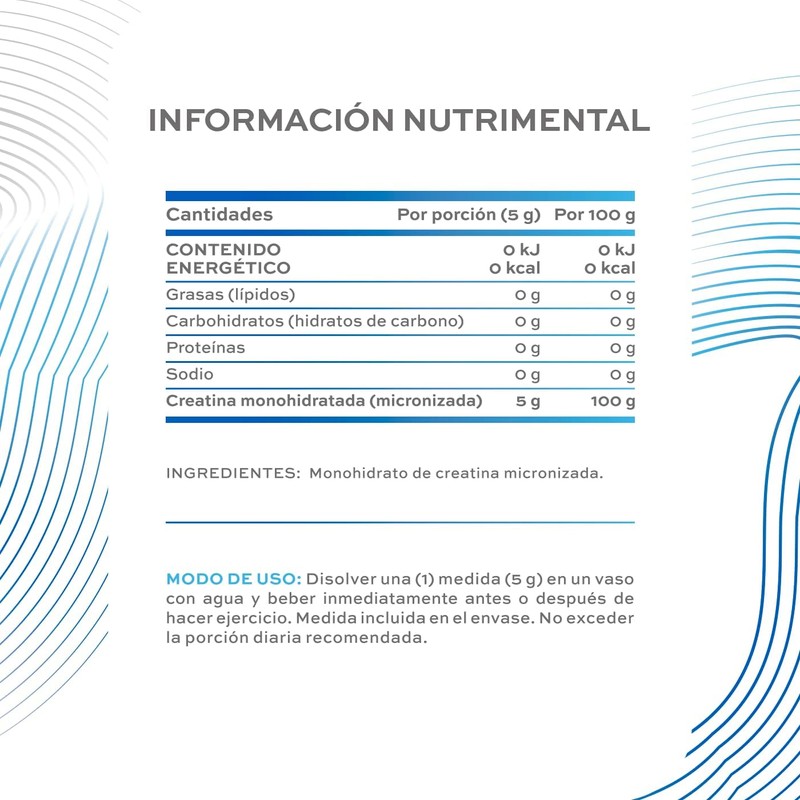 B Life Creatina Monohidratada 450 g en polvo 90 Servicios