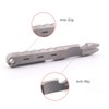 Hamans Titanium EDC Pry Bar with Nail Puller Bottle Opener