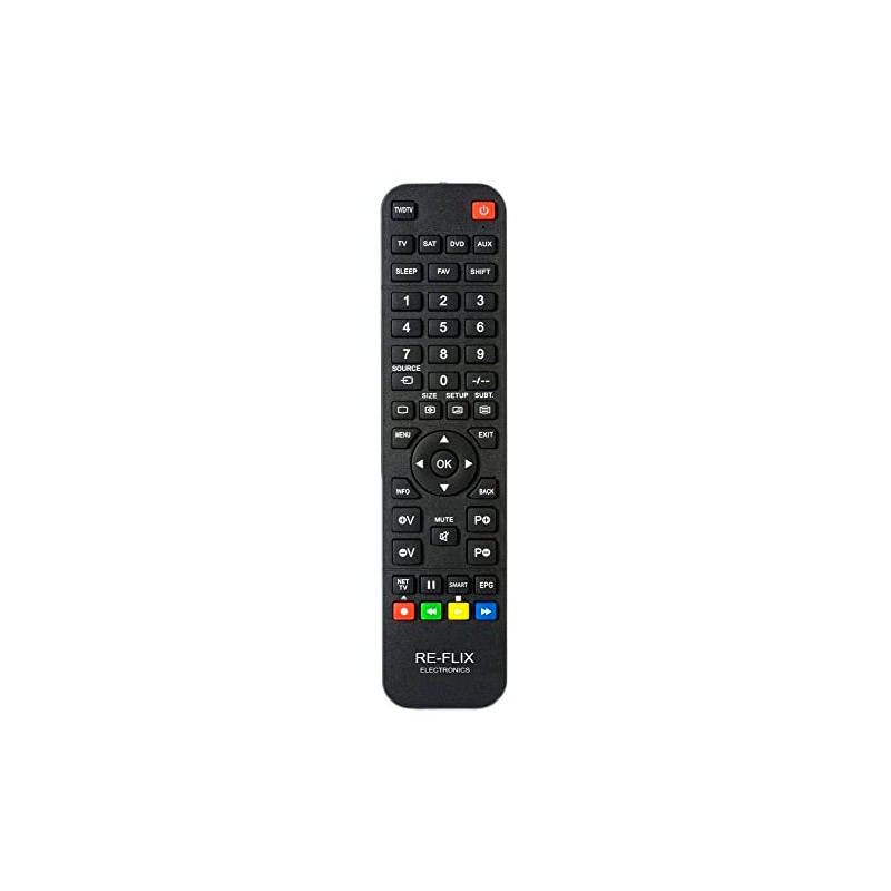 Re-Flix Superior Light 4-in-1 Remote Control for TV NU-TEC RCTF98