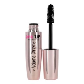 PINK UP Volume Xtreme Máscara De Pestañas indeleble Volumen y Longitud Efecto pestañas postizas A prueba de agua No deja grumos Modelo PKM01