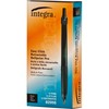 Integra Ballpoint Pen, Retractable, Medium Point, Black Barrel/Ink (ITA82955)