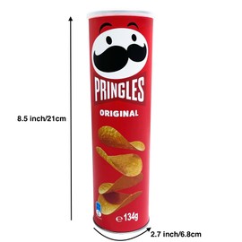 Pringles Diversion Safe Stash Secret Chip Can with Hidden Compartment for Keys, Cash and Valuables Orginal