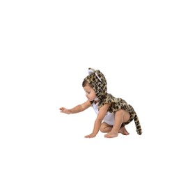 Dress Up America Leopard Costume for Babies - Baby Animal Dress Up - Infant Leopard Bubble Costume and Hat (12-24 Months)