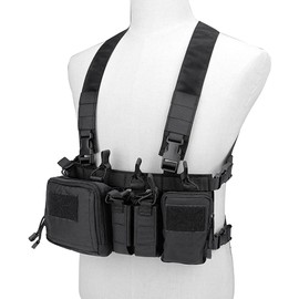ACEXIER Tactical Vest Military Chest Rig Carrier Vests Airsoft Hunting Equipment with Molle Bag 5.56 Magazine Bag