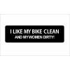 Unbranded 3 Bike CLEAN Women DIRTY Vinyl Helmet Tool Box
