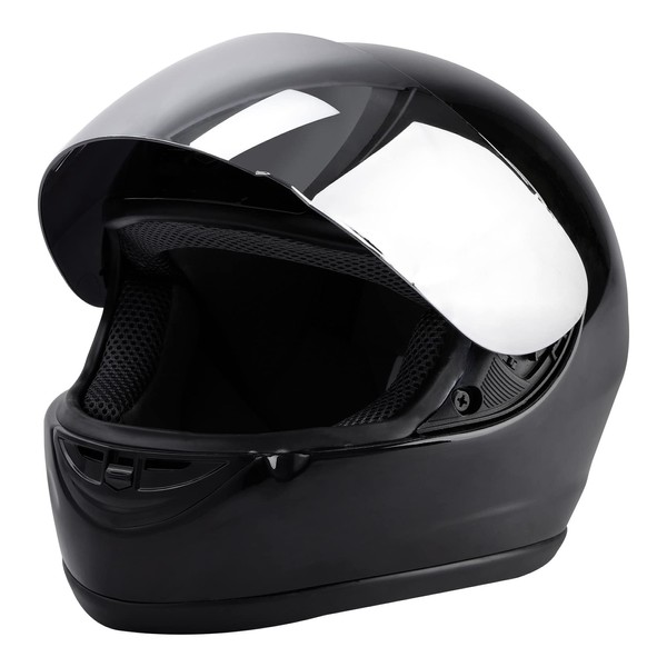 TCT-MOTORPARTS Motocross Flip Up DOT Adult Helmet & Visor Mirror