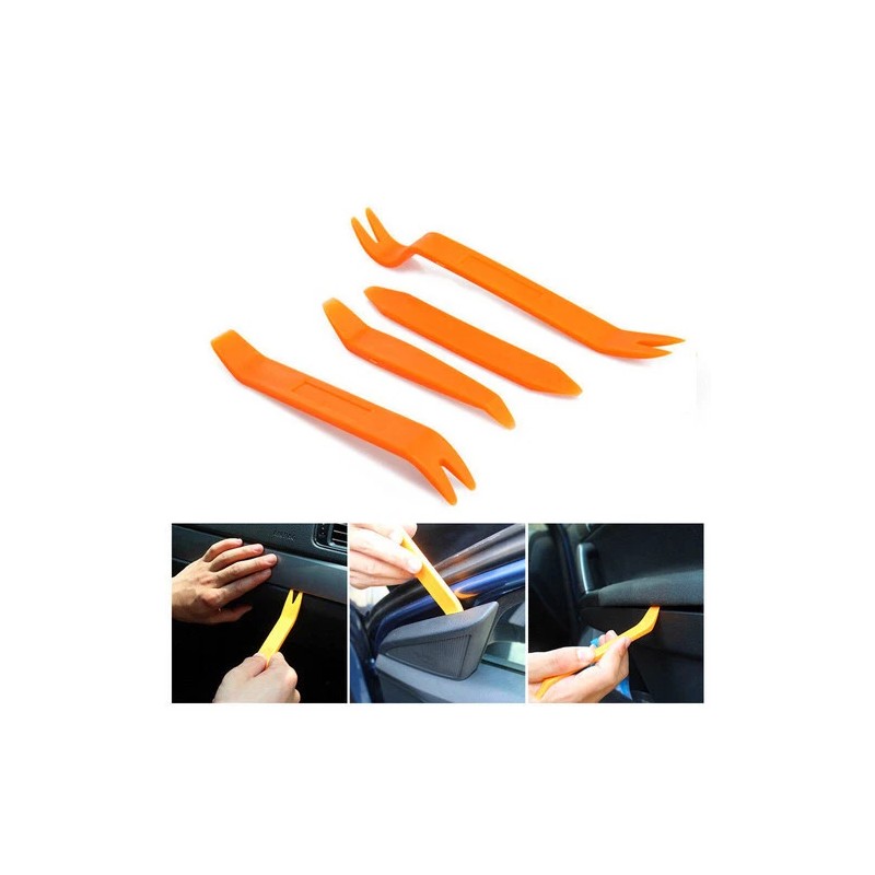 SHENKENUO Set 4 Door Panel Car Trim Removal Tool Kit