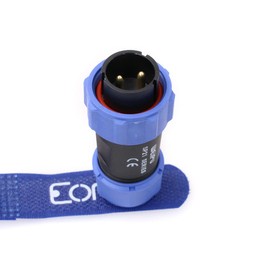 Eonvic Weipu SP2110/P2 2 Pin Waterproof Aviation Circular Connector 12V DC 30A Plug for BLUETTI AC200MAX AC300 Portable Power Station (Straight Plug)