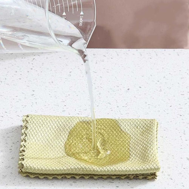 LAEBUE Kitchen Dishcloths, Cleaning Cloth Easy Clean Cloth, High Absorption