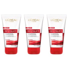 L'Oreal Paris Revitalift Crema Limpiadora 5oz (paquete de 3)