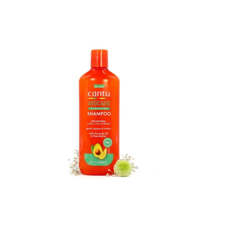 Cantu Shampoo Aguacate Cleansing Cabello Rizado Ondulado