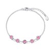 Philip Jones October Birthstone Bracelet Created with Tourmaline Zircondia® Crystals
