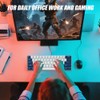 abucow 60% Mechanical Gaming Keyboard Red Switch Wired Compact Keyboard