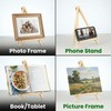 4 Pack Tabletop Wooden Easels, 11.8 Inch Adjustable Foldable
