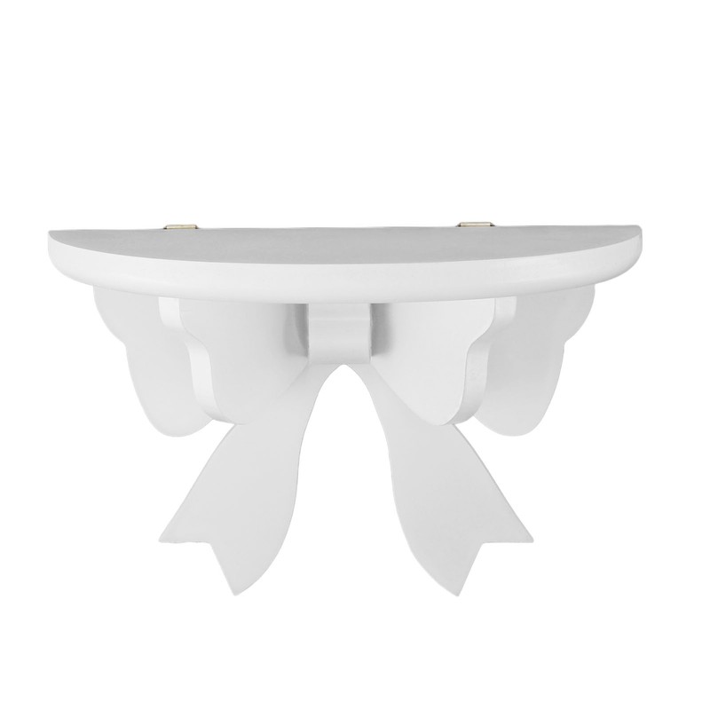 Wooden Bow Shelf Cute Bow Nordic Style Tie Shape Density