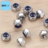 M4 Locking Nuts (Pack of: 100) Nylon Insert Lock Nut