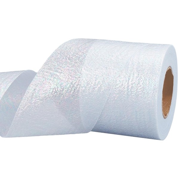 CABODYALS 22.86M 2 3/8 Inch Deco Mesh Ribbon Sparkle Polyester