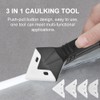 Silicone Caulking Tool, 3 in 1 Caulking Remover Glazing Compound