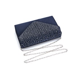 Nodykka Bolsos y bolsos de mano, bolso cruzado clásico de noche, bolso de hombro para mujer, Azul oscuro, Talla unica