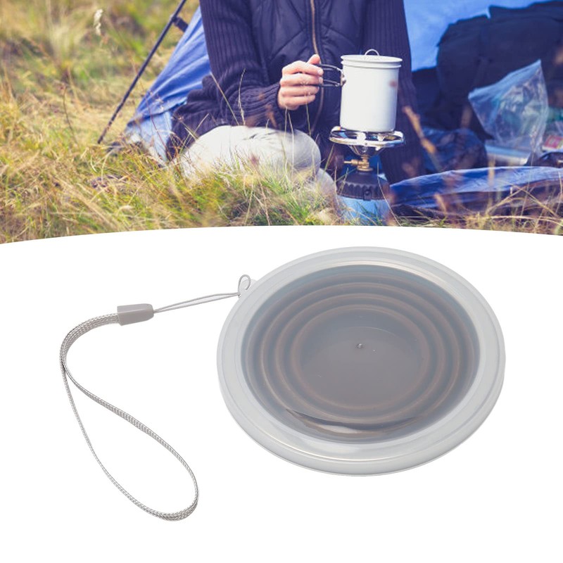 Taza de Viaje Plegable, Práctica Taza Plegable de Silicona Ecológica