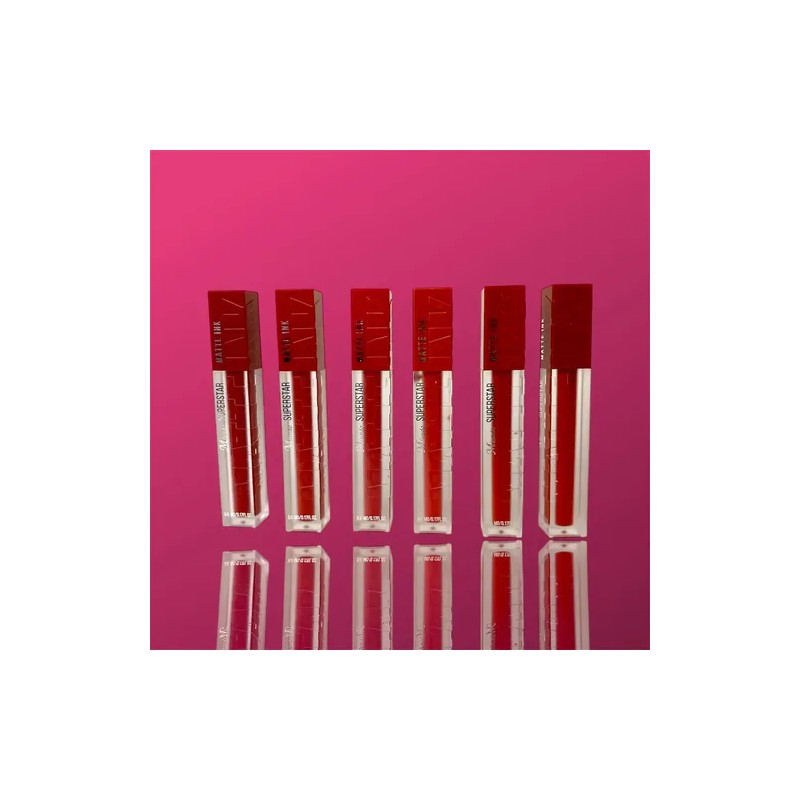 24pz Labial Liquido Matte Tonos Rojizos Elegantes Matte