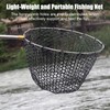 CWSDXM Fishing Landing Net Trout Net Replacement Netting with Rubber