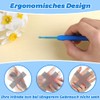 Crochet Hook Set, 4.0 mm Ergonomic Crochet Hook with Non-Slip,