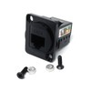 Cat6 RJ45 D-Series Chassis Mount Insert, IDC Punch Down Style