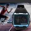 Digital Sports Watch Large Dial Night Light Waterproof Dual Time