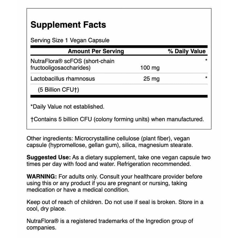 Swanson Lactobacillus Rhamnosus with FOS - Probiotic Supplement Supports Digestive