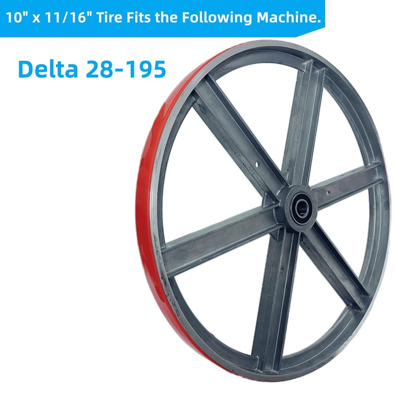 Urethane Band Saw Tires 11/16" Wide x .095" Thick for