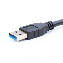 CNLINKO USB 3.0 Connector with 2M Cable, Type A Female Panel Mount Receptacle Socket Male Plug Outdoor Waterproof IP67 Industrial Data Power Connector