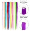 Drayas 10Pcs/set Multi-Colors Party Highlights Clip In Synthetic Hair Extensions,