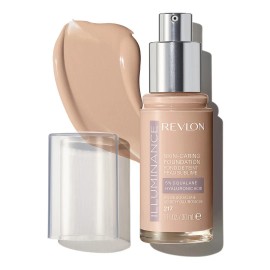 Base de Maquillaje Revlon Illuminance Skin Caring Foundation Tono Beige | Hidratante + Acabado Radiante