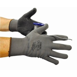 Polyco Matrix D Grip Gloves, Grey, Size Xlarge (10) - Pack of 12