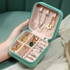 REEKNOKOL Jewellery Box Organiser, Travel Jewellery Box, Small Jewellery Organiser,