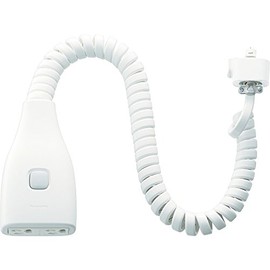 Panasonic DH26771W Insulated Trolley Reeler Outlet Plug with Ground