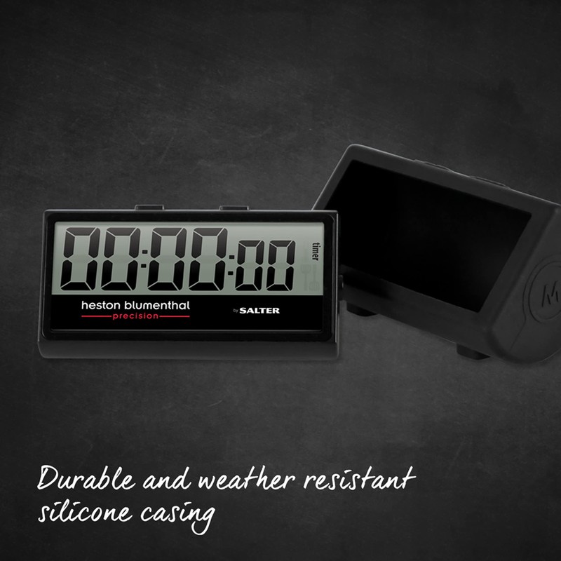 Heston Blumenthal Precision By Salter 357 HBBKXR 3-in-1 Kitchen Timer,
