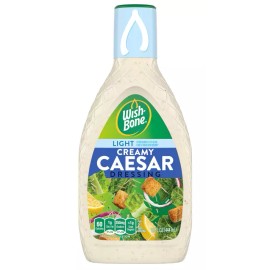 Wish-Bone Light Creamy Caesar Dressing, 15 FL oz. CHOICE YOUR PACK - PACK OF 1