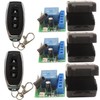 DieseRC 3pcs Relay Receivers with 2 Transmitters 433Mhz Wireless Remote