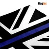 Flagtex Union Jack Thin Blue Line Flag 5ft x 3ft