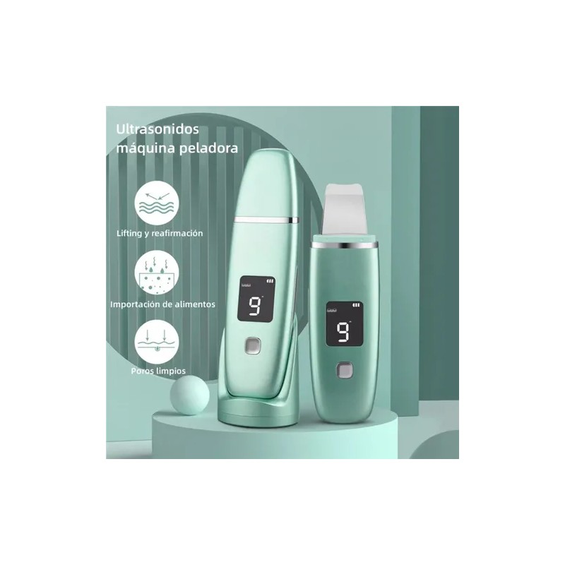 Limpiador Ultrasónico Portatil Skin Scrubber Limpieza Facial
