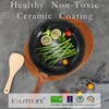ESLITE LIFE Nonstick Ceramic Frying Pans Skillets Set with Lids,